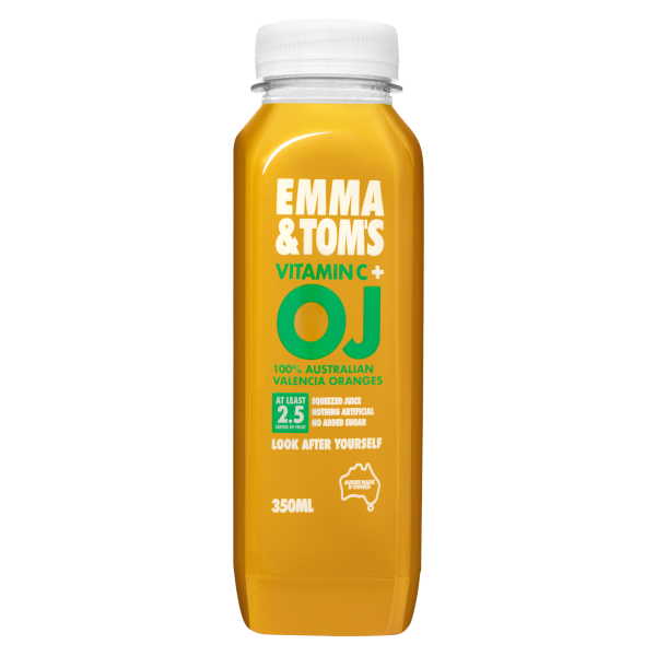 Straight OJ - 10 x 350ml Ctn_image_Emma and Tom Foods Pty Ltd_order now