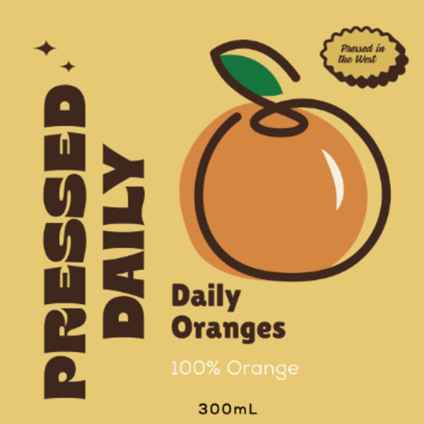 Pressed Daily - Daily Oranges 12 x 300ml_image_Refresh Drinks Co._order now