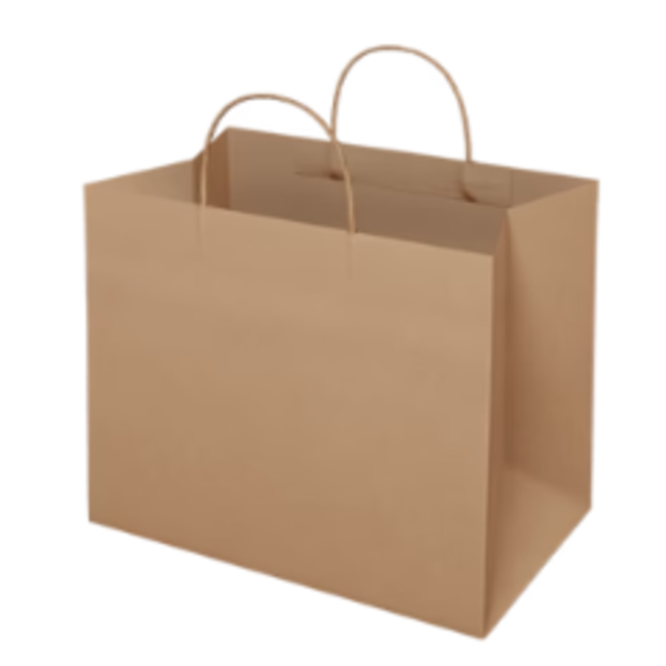 Food Delivery Paper Bag with Handles Regular Size 300's_image_value pack perth_order now