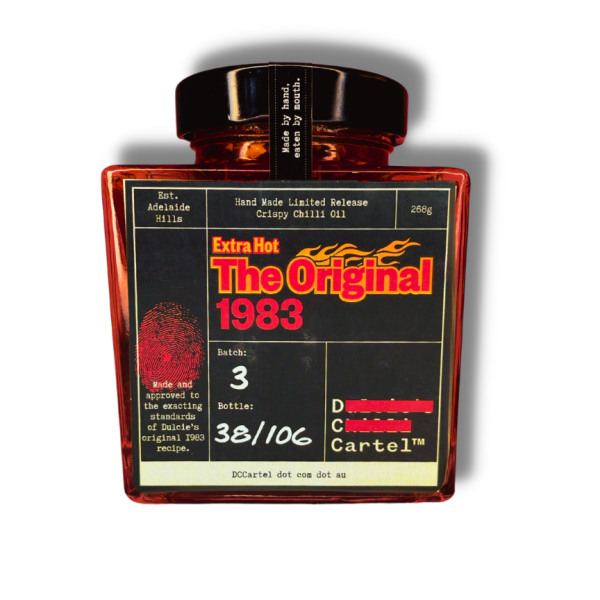 The Original 1983- Extra Hot Limited Release Crispy Chilli Oil_image_DC Cartel_order now