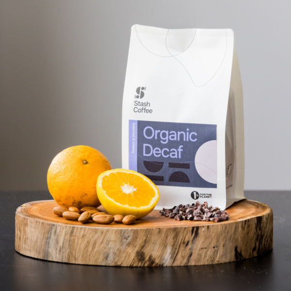 Organic Decaf 500g ground for espresso_image_Stash Coffee_order now