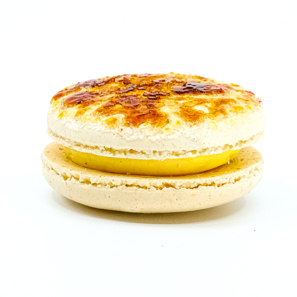 Crème Brulee Macaron - Halal - 20 pc_image_Fatcaron_order now