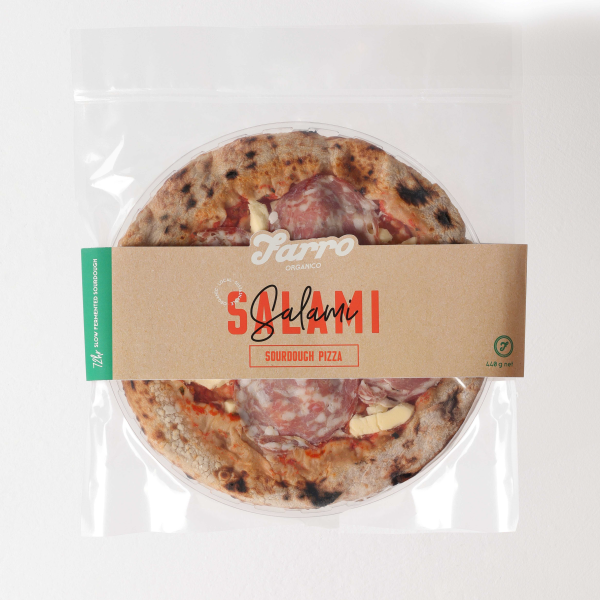 Organic Spelt Salami Pizza (10") (6/CTN)_image_Farro Organico_order now