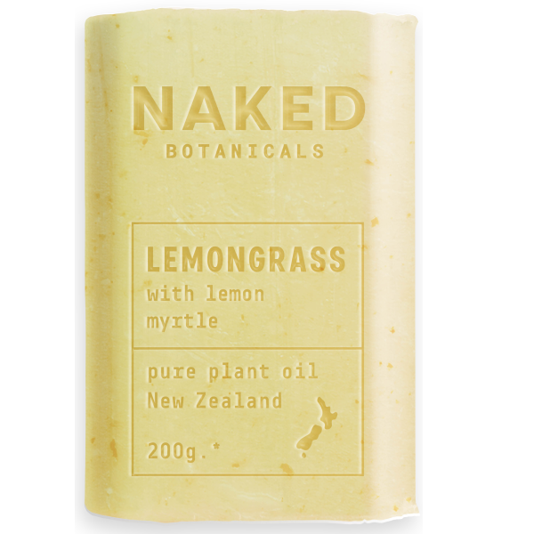 Naked Botanicals Soap Bars, Lemongrass with Lemon Myrtle 18x200g_image_Soulfresh_order now