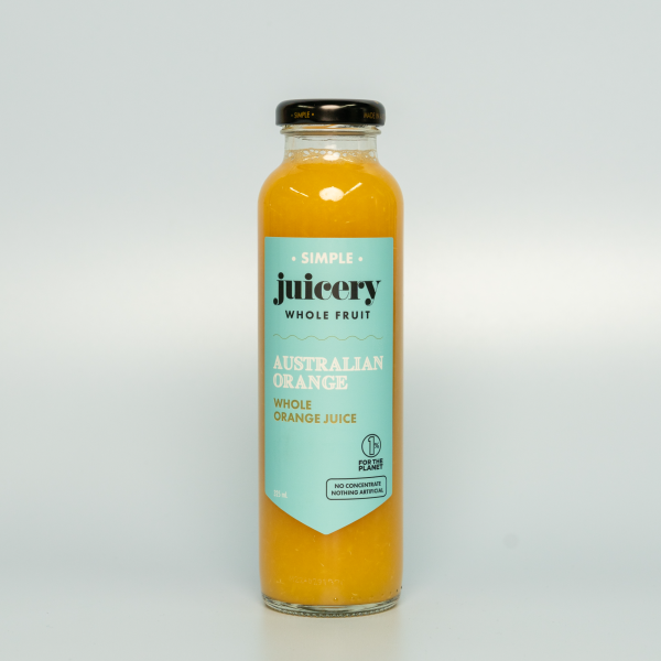 Simple - Orange Juice 325ml x 12_image_THE MILKMEN_order now