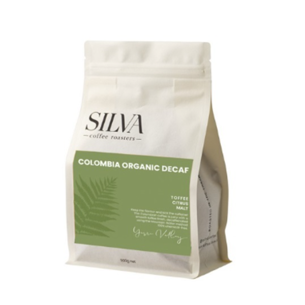 Colombia Decaf Organic 1kg_image_Silva Coffee_order now