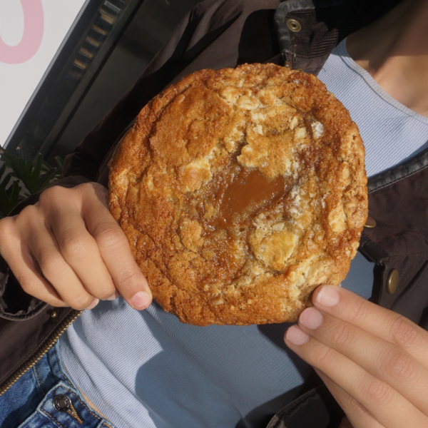 3 QTY : JUMBO SALTY CARAMEL MACADAMIA COOKIE_image_Luke Avenue_order now