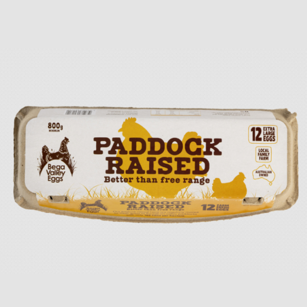 Pasture Raised Eggs 800g Retail Cartons_image_Bega Valley Eggs_order now
