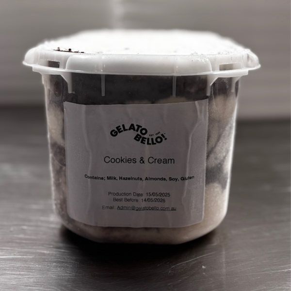 5L Cookies & Cream_image_Gelato Bello_order now