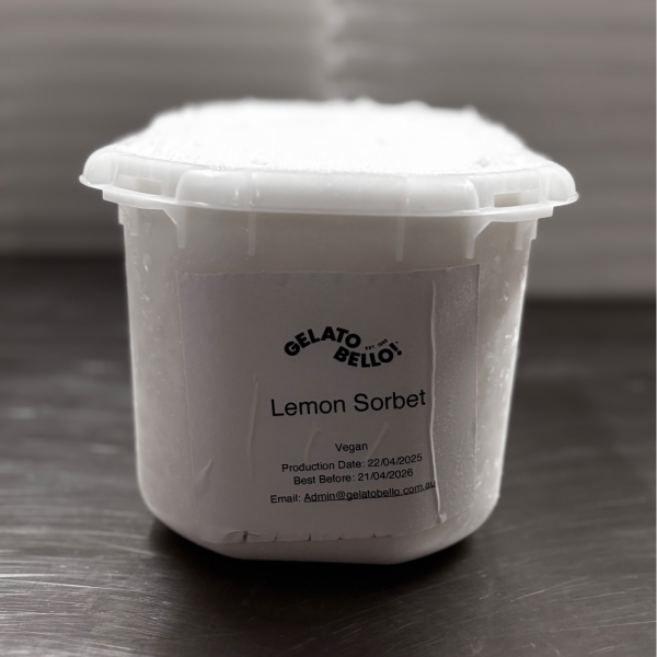 5L Lemon Sorbet_image_Gelato Bello_order now