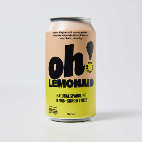 Oh! LemonAid - Lemon-Ginger Twist - 24 Pack_image_OzHarvest Ventures_order now