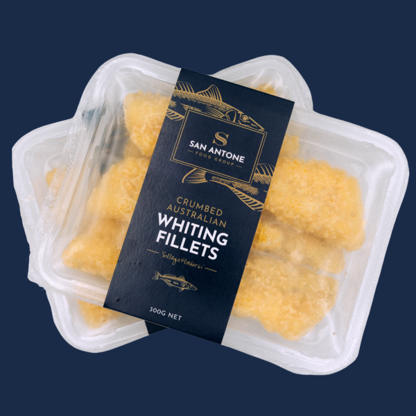 300g Tray - Crumbed Single Whiting Fillet (6kg carton)_image_San Antone Food Group_order now