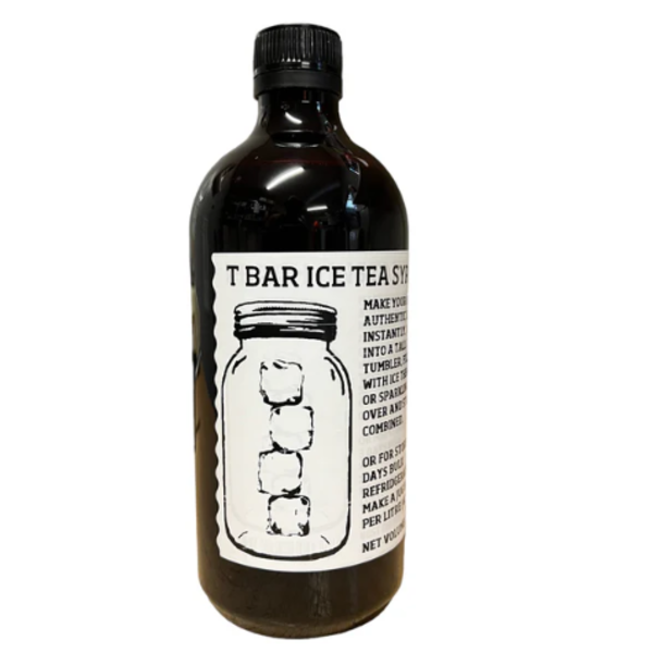 INSTANT ICED TEA SYRUP - PEACH 750ml Refill Bottle - Australian Made_image_T BAR TEA_order now