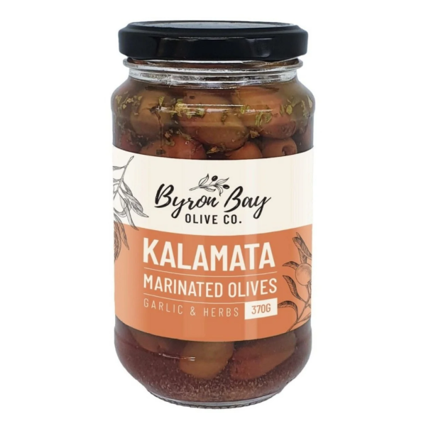 PITTED KALAMATA - Garlic & Herbs_image_Byron Bay Olive Co_order now