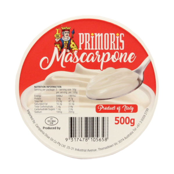 MASCARPONE (500 G TUB)_image_Campania Alimentari_order now