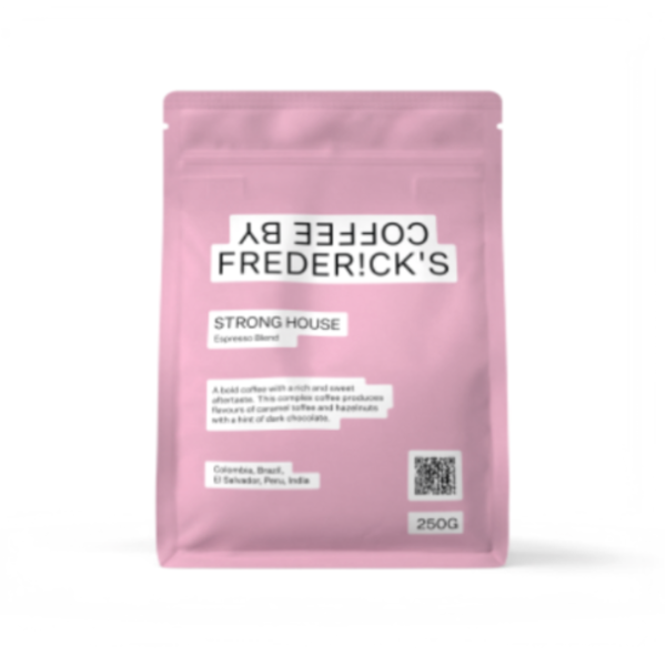 Fredericks Coffee Strong House 6x250g Whole Bean_image_Brew Society NSW_order now