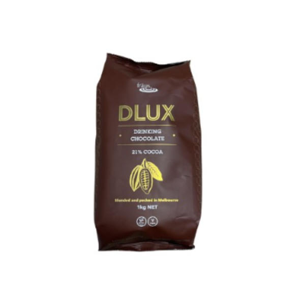 DLUX - DRINKING CHOCOLATE (GLUTEN FREE AND VEGAN) - 1kg_image_Aromas Coffee_order now