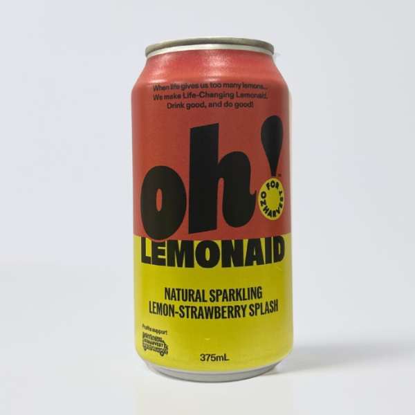 Oh! LemonAid - Strawberry Splash - 24 Pack_image_OzHarvest Ventures_order now
