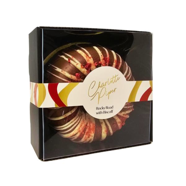 Small Rocky Road Wreath 300g Biscoff (6) XWREATHSBMC_image_Charlotte Piper_order now
