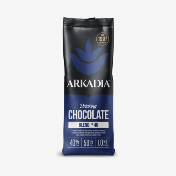 Arkadia Blend 40 Drinking Choc 1kg_image_Grand'Cru Coffee_order now