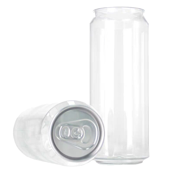 Unbranded PET Cans 500ml with lid (box of 100)_image_iPAK _order now
