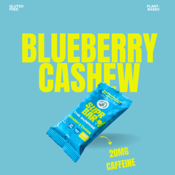 THE SUNRISE- Blueberry Cashew - Soft Caffeinated Protein Bar - Box of 10_image_I Am Grounded_order now