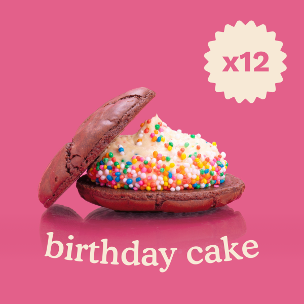 Birthday Cake x 12 Cookies_image_Butterbing Cookies_order now