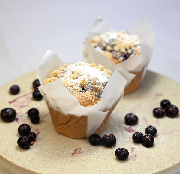LARGE BLUEBERRY MUFFINS PACK OF 6_image_Lara's Cakes_order now