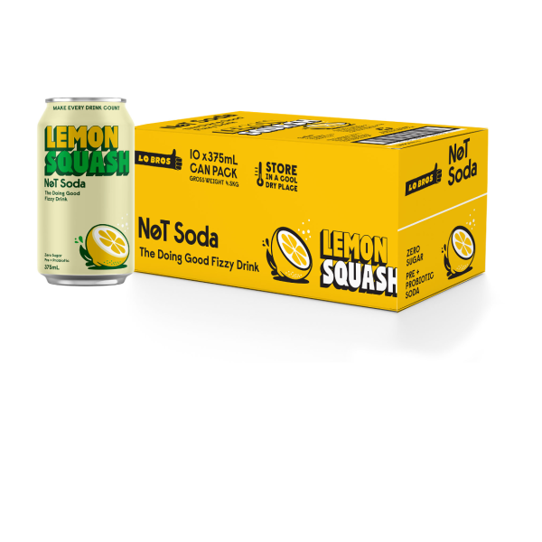 Lo Bros Not Soda Lemon 10x375ml_image_Soulfresh_order now