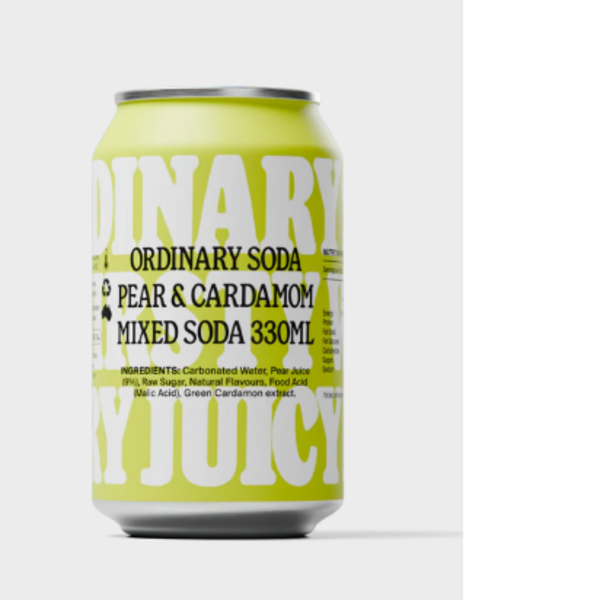 Ordinary Soda Pear & Cardamom 12 x 330ml_image_Brew Society NSW_order now