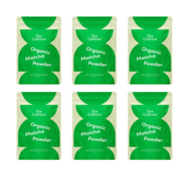 Tea Culture™ Organic Premium Matcha Wholesale 6 x 70g_image_Brew Society NSW_order now