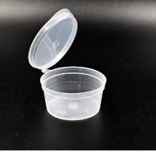 Round hinge lid sauce tub 50ml 1000pcs_image_Eco Compostable_order now