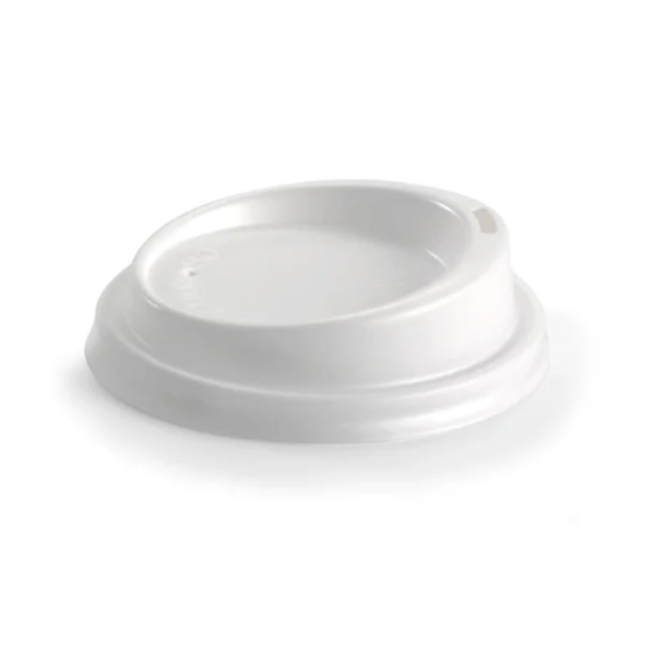Bio Pak 90mm White 12&16oz Lid_image_Frederick's Coffee_order now