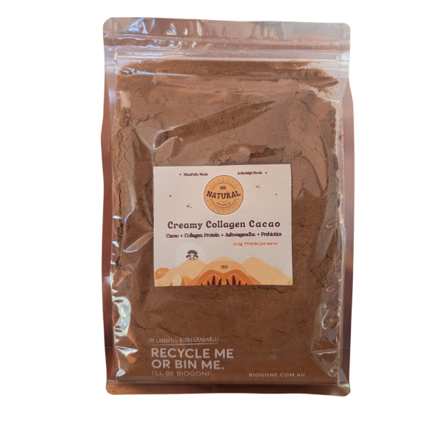 🌞 1kg Pouch - Min. qty 2 - Creamy Collagen Cacao_image_Mr Natural Superfoods_order now