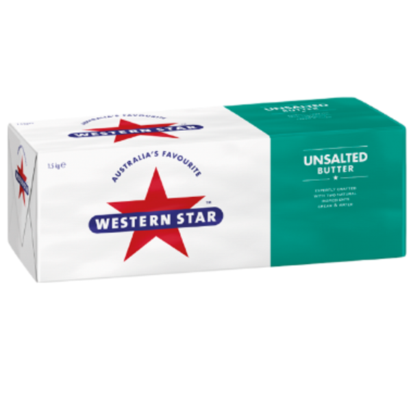 Butter Unsalted 1.5kg - Western Star_image_United Foodservice_order now
