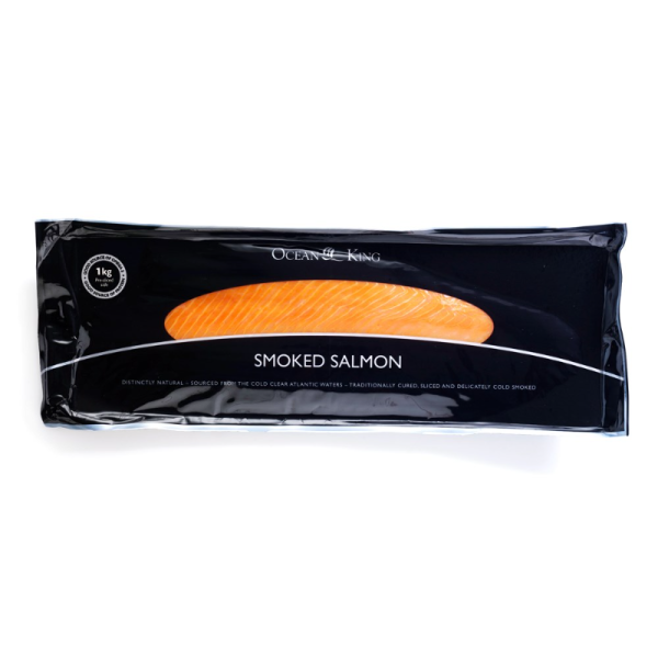 Smoked Salmon Sliced 1Kg - Ocean King_image_United Foodservice_order now