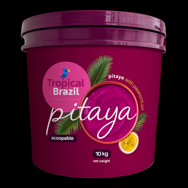 Dragon Fruit Cream (Pitaya) Bucket 10kg_image_BRAUSSIE HEALTHY FOOD_order now