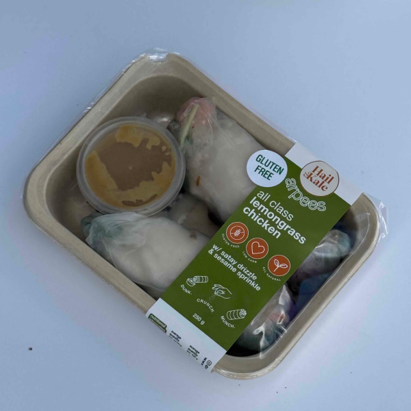 Lemongrass Chicken Rice Paper Roll 250g_image_Hail the Kale_order now