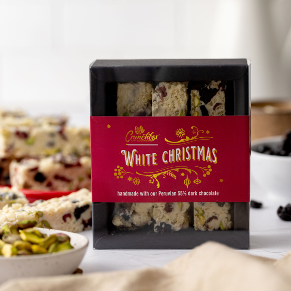 CRUNCHBOX - White Xmas - Rocky Road PACKAGED - 3 pack_image_Crunchbox - The Chocolate Chapter_order now