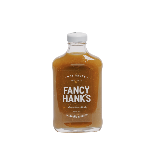 Fancy Hanks Jalapeno & Peach Hot Sauce (6x200ml)_image_Really Good People_order now