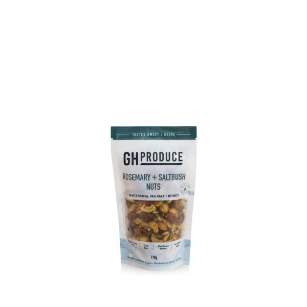 Rosemary + Saltbush Nuts 170g Wholesale_image_GH Produce_order now