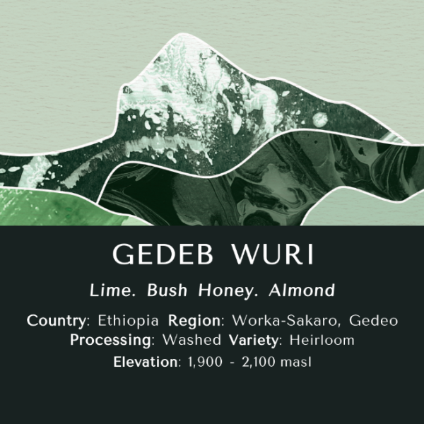 Gedeb Wuri (Washed) - Ethiopia (250g)_image_Monastery Coffee_order now