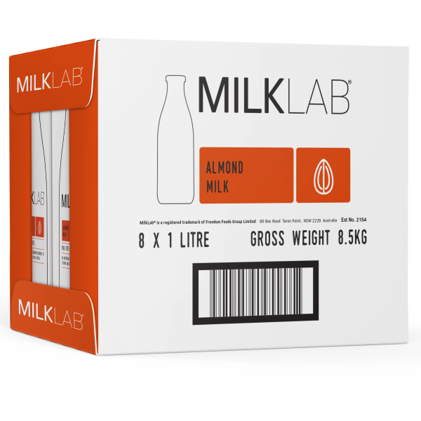 Milk Lab Almond Box 8 x 1 Litre_image_Eastwood Hospitality Pty Ltd (Gippsland Coffee)_order now