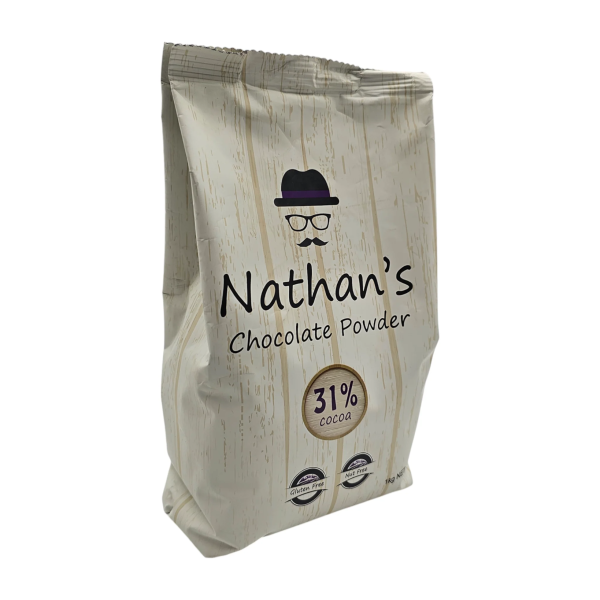 Nathan's 31% Chocolate Powder - 1 kg_image_Eastwood Hospitality Pty Ltd (Gippsland Coffee)_order now
