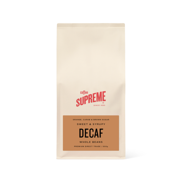 500g Decaf Espresso Roast WHOLE BEANS_image_Coffee Supreme_order now