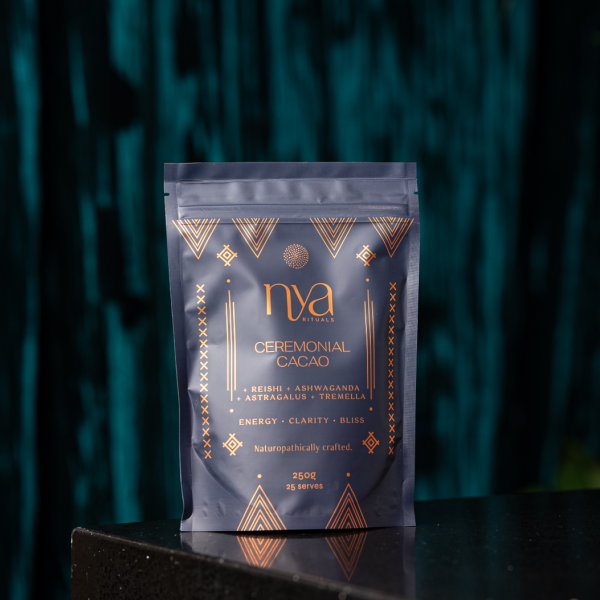 Ceremonial Cacao Refill 250g_image_Nya Rituals Matcha & Cacao_order now