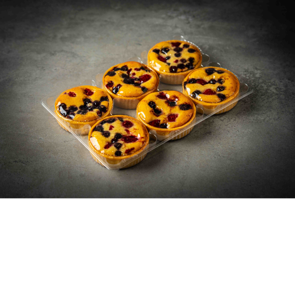8cm Berry Almond Tarts (Box of 6)_image_Looma's Cakes_order now