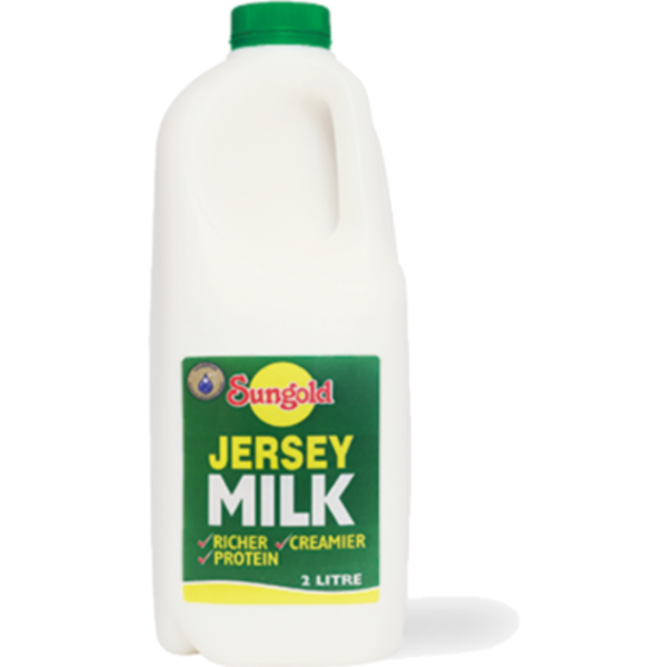 Sungold Jersey Full Cream Milk 2 Litre_image_Hinbro Milk Supply_order now