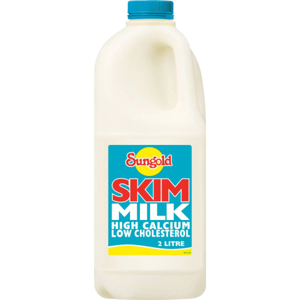Sungold Skim 2 Litre Milk_image_Hinbro Milk Supply_order now