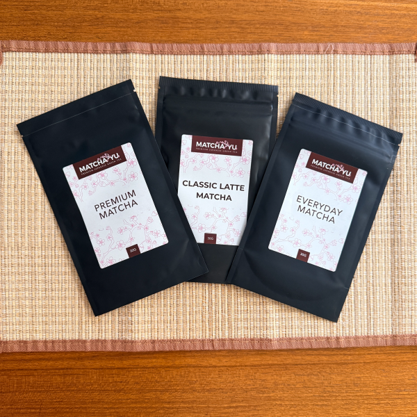 3 x Matcha Trial Pack (Classic Latte/Everyday/Premium)_image_Matcha Yu Tea_order now
